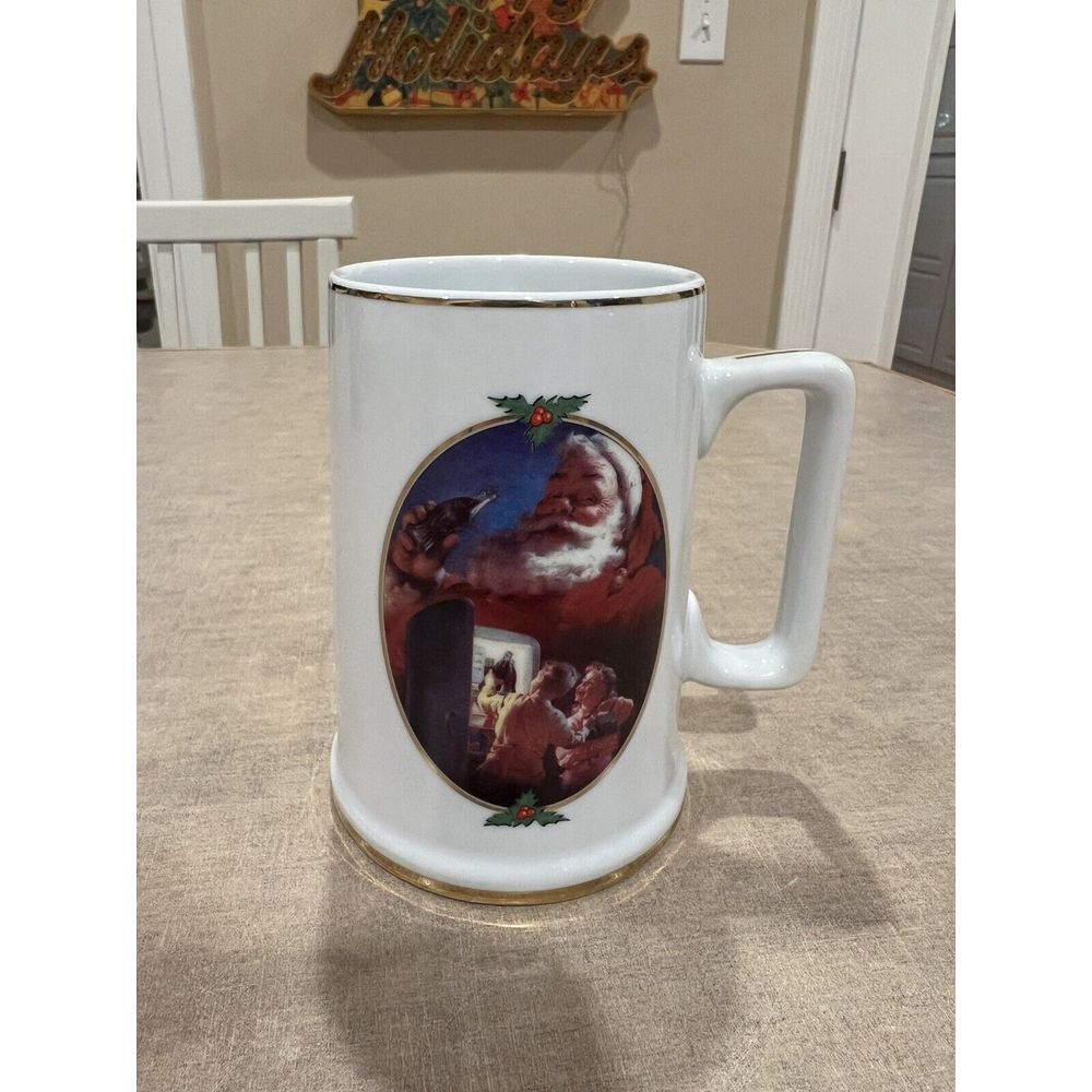 Vintage Coca Cola For Santa 1996 Collectors Edition 10 Ounce Mug Christmas